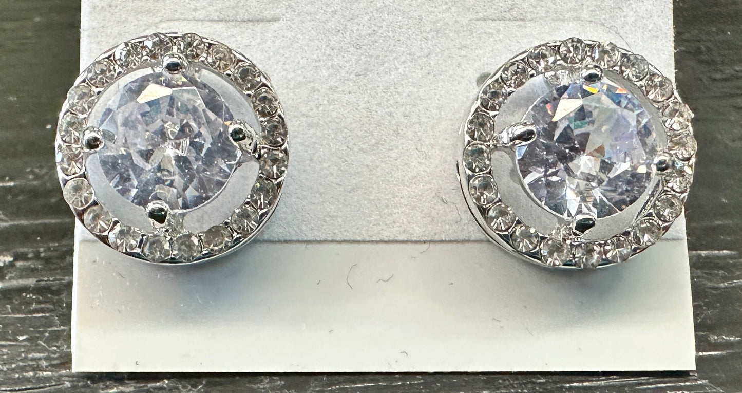 New Earrings Dance Cheer Competition Stones
