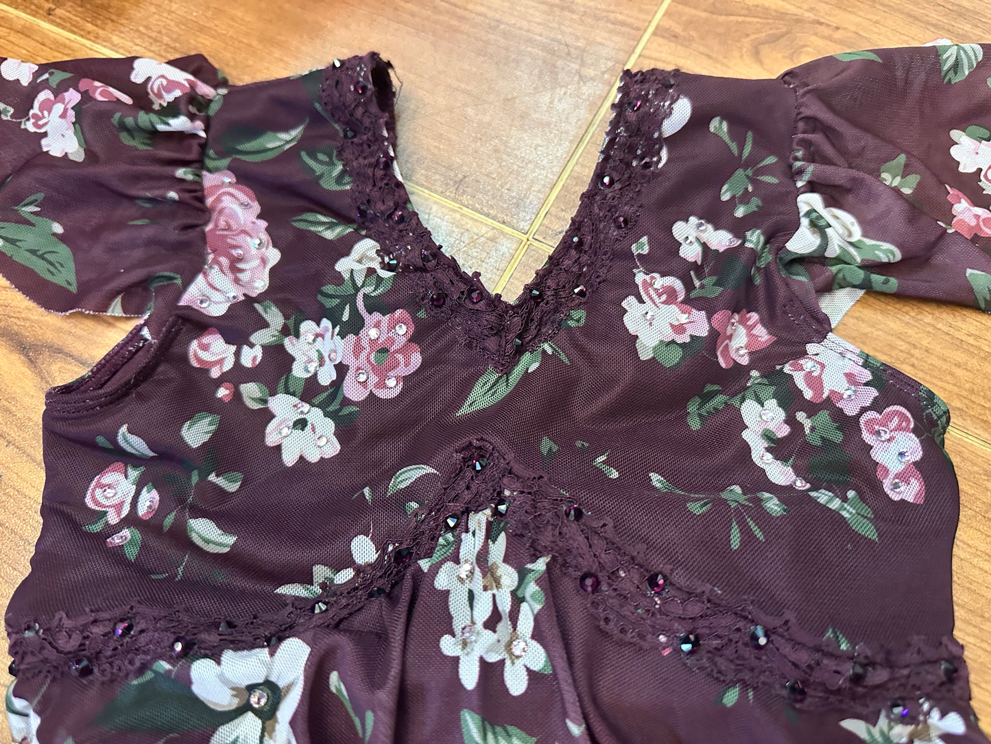 Pre-Owned Costume Revolution RC22835 Medium Child Burgundy Lyrical
