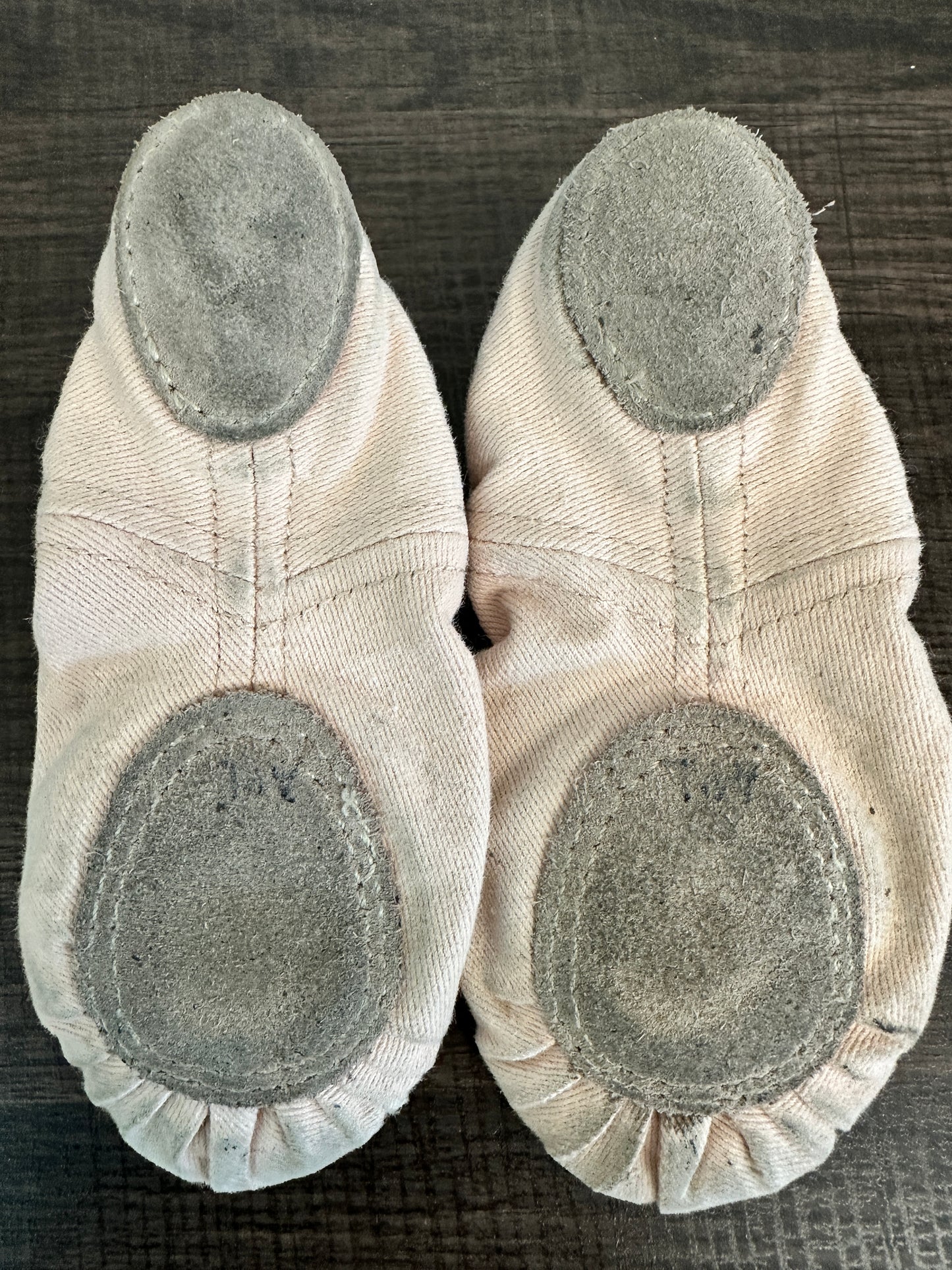 Pre-Owned Ballet Shoes Generic Toddler 10 Canvas Split Sole Double Strap
