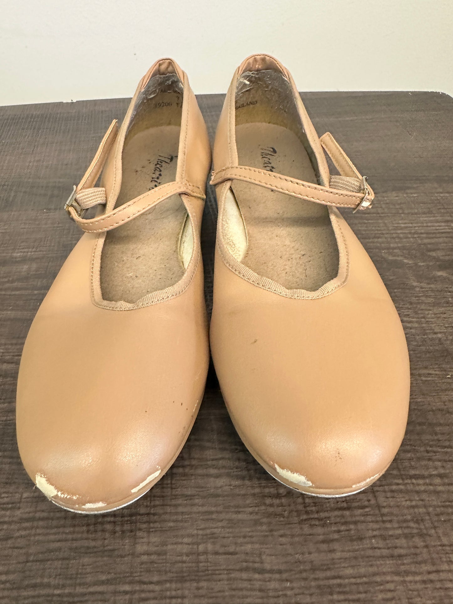 Pre-Owned Tap Shoes Theatricals Adult 7.5M Leather Buckle
