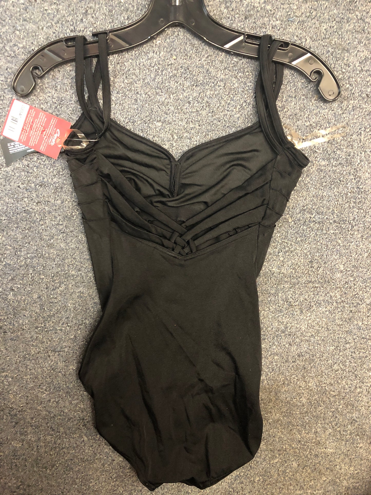 NEW Closeout Leotard Capezio Signature 10305WT Black Adult Sizes Ballet Jazz