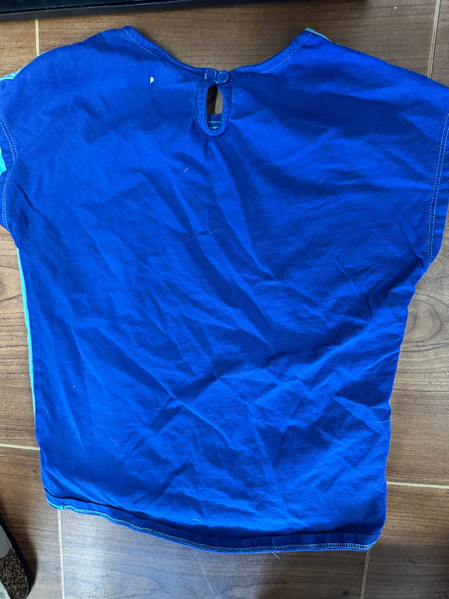 Pre-Owned Tshirt Gymboree Dance Don't Walk Medium Child 7 Blue
