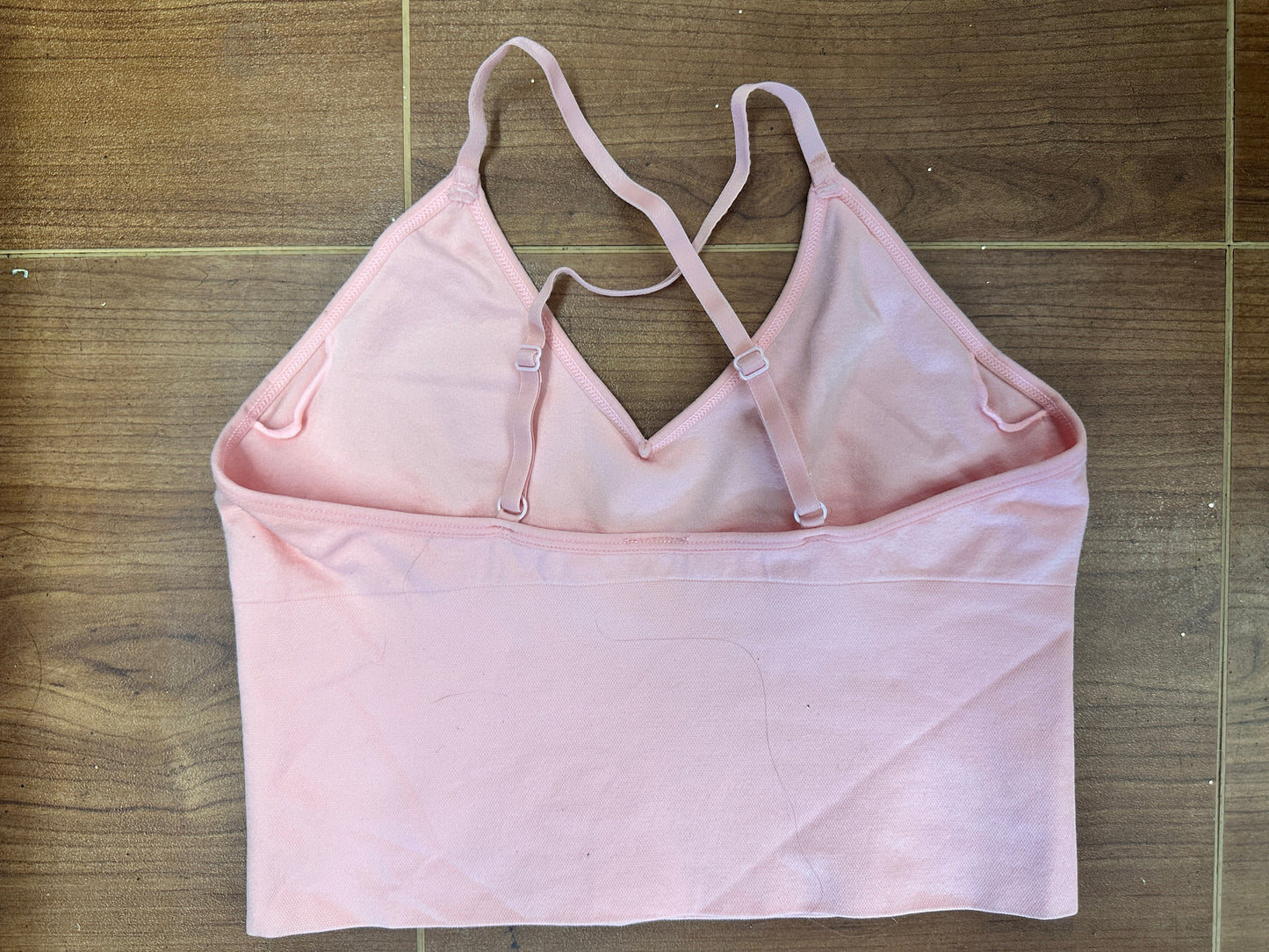 Pre-Owned Crop Top ITZON Pink Small/Medium Adult Jazz Gymnastics Workout