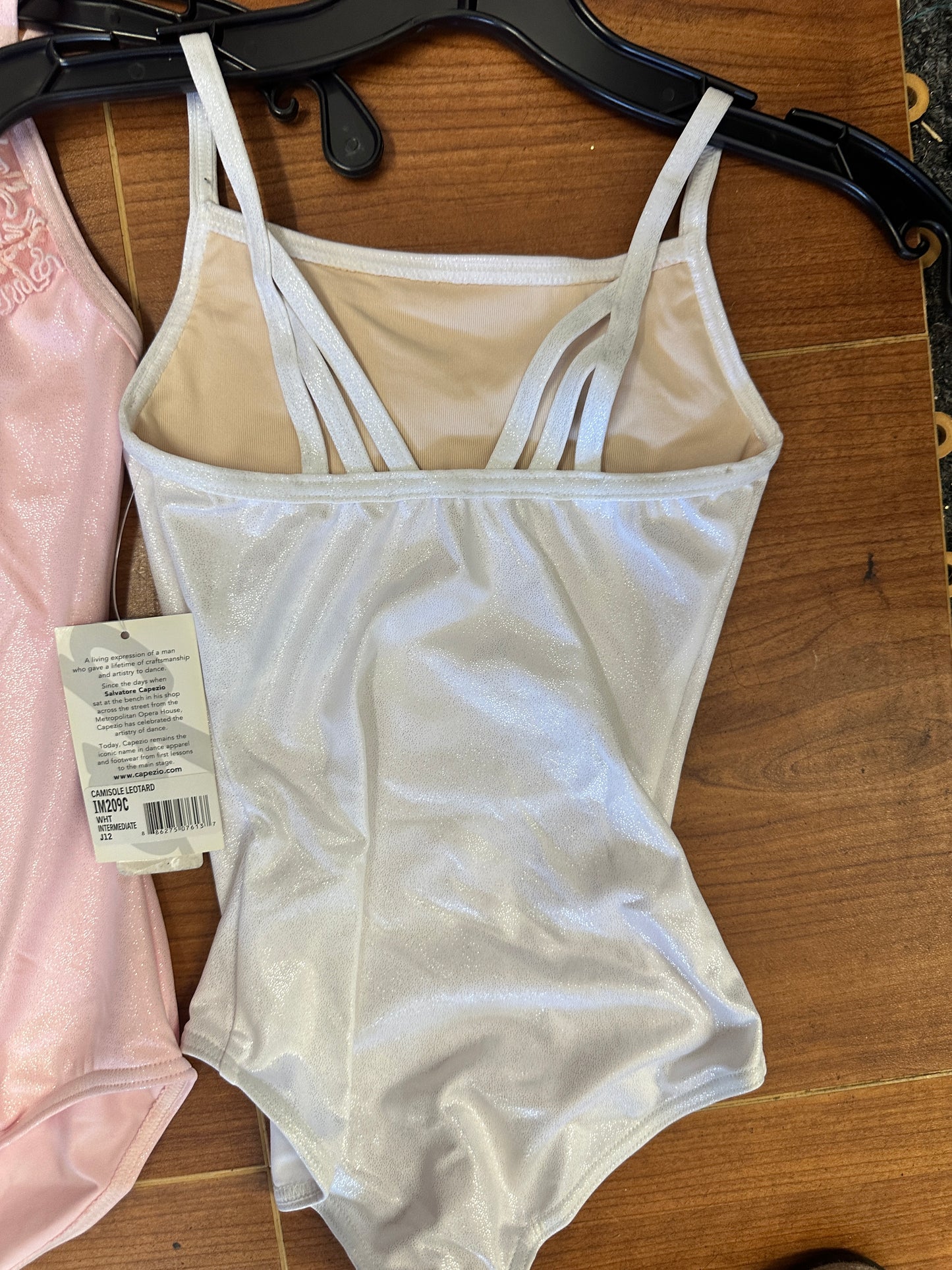 New Closeout Leotard Capezio IM209C Child Sizes Lycra Sparkle Ruffle Ballet Tap Modern