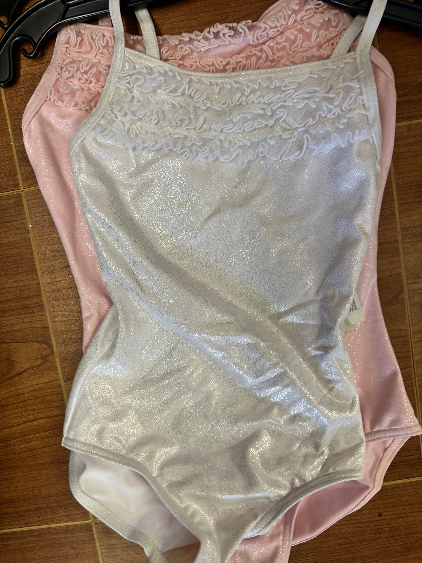 New Closeout Leotard Capezio IM209C Child Sizes Lycra Sparkle Ruffle Ballet Tap Modern