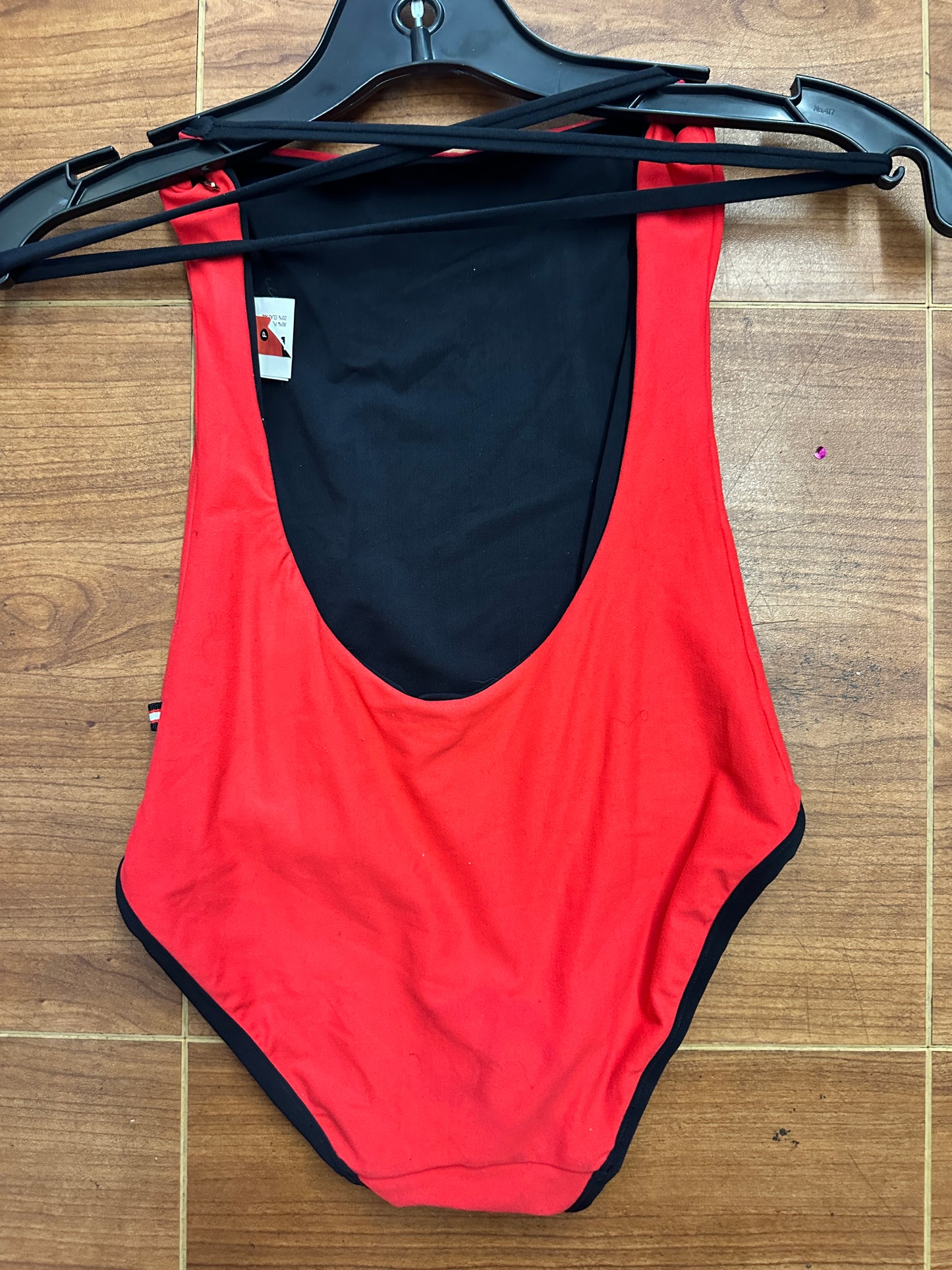 New Leotard Bloch Red Black Halter Petite Adult Sizes Ballet Modern