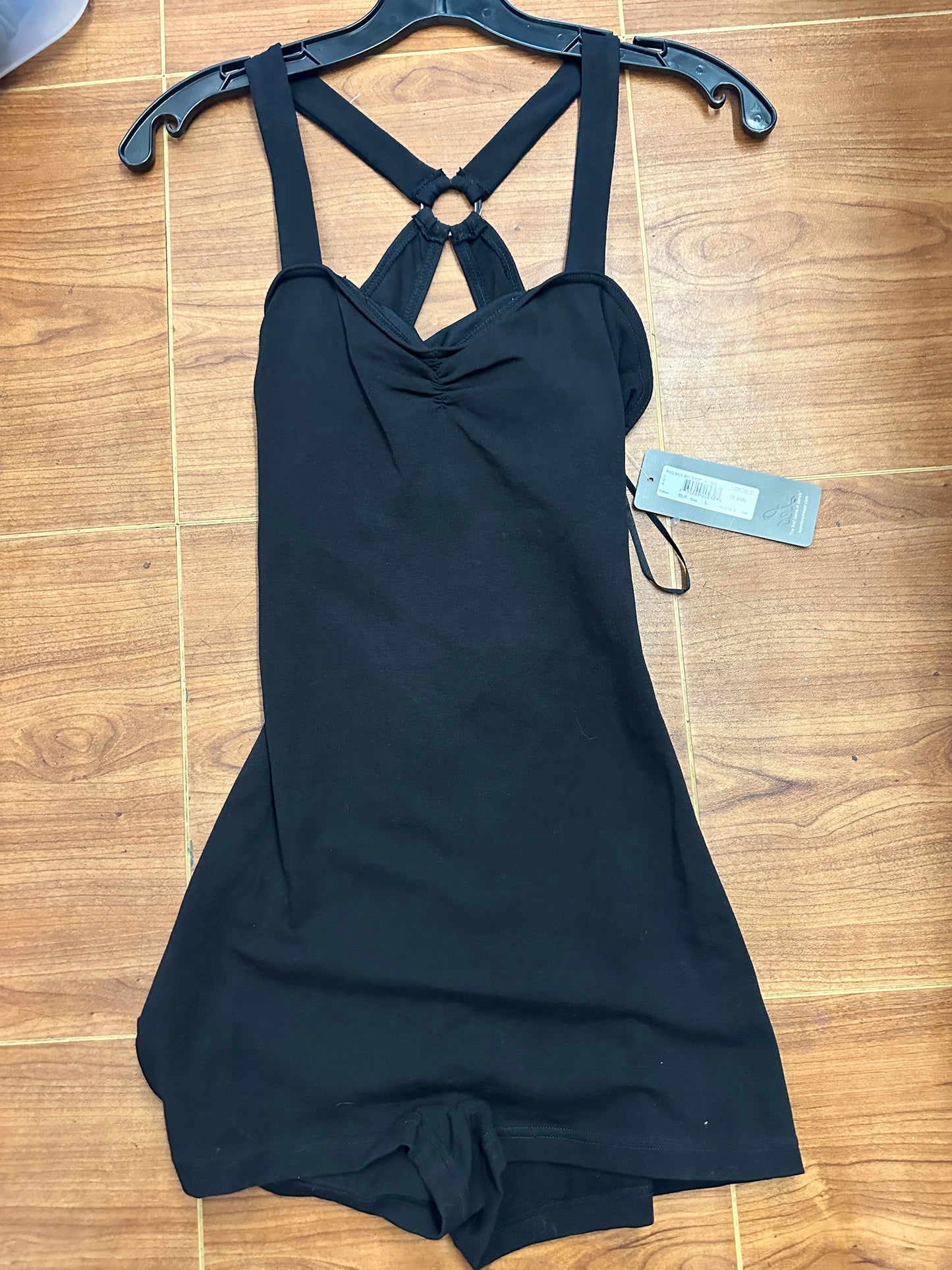New Leotard Biketard Leo's Dancewear LD125LC Tank Black Large Adult Sizes Ballet Modern (Copy)