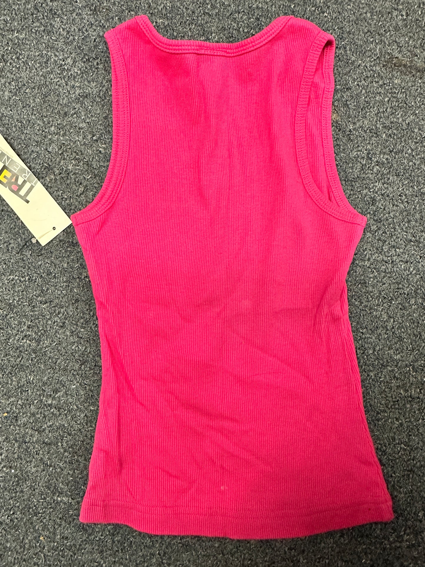 New Tank Top Trendy Trends K5043 Pink Sparkle Print Large Child Ballet Tap Jazz