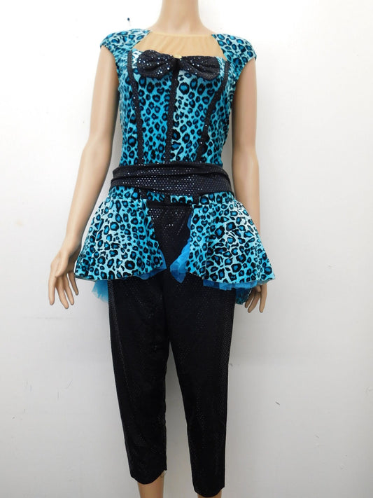 Pre-Owned Costume Dansco   Large Adult Turquoise  Jazz