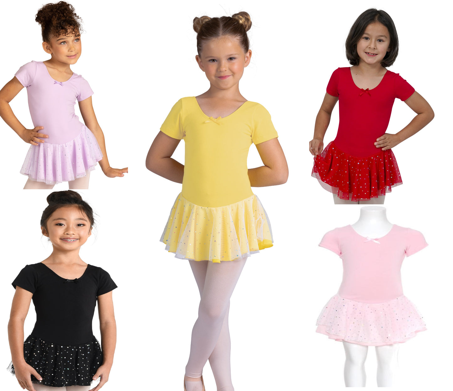 New Leotard Dress Danz N Motion 293 Child Sizes Many Colors Ballet Lyrical