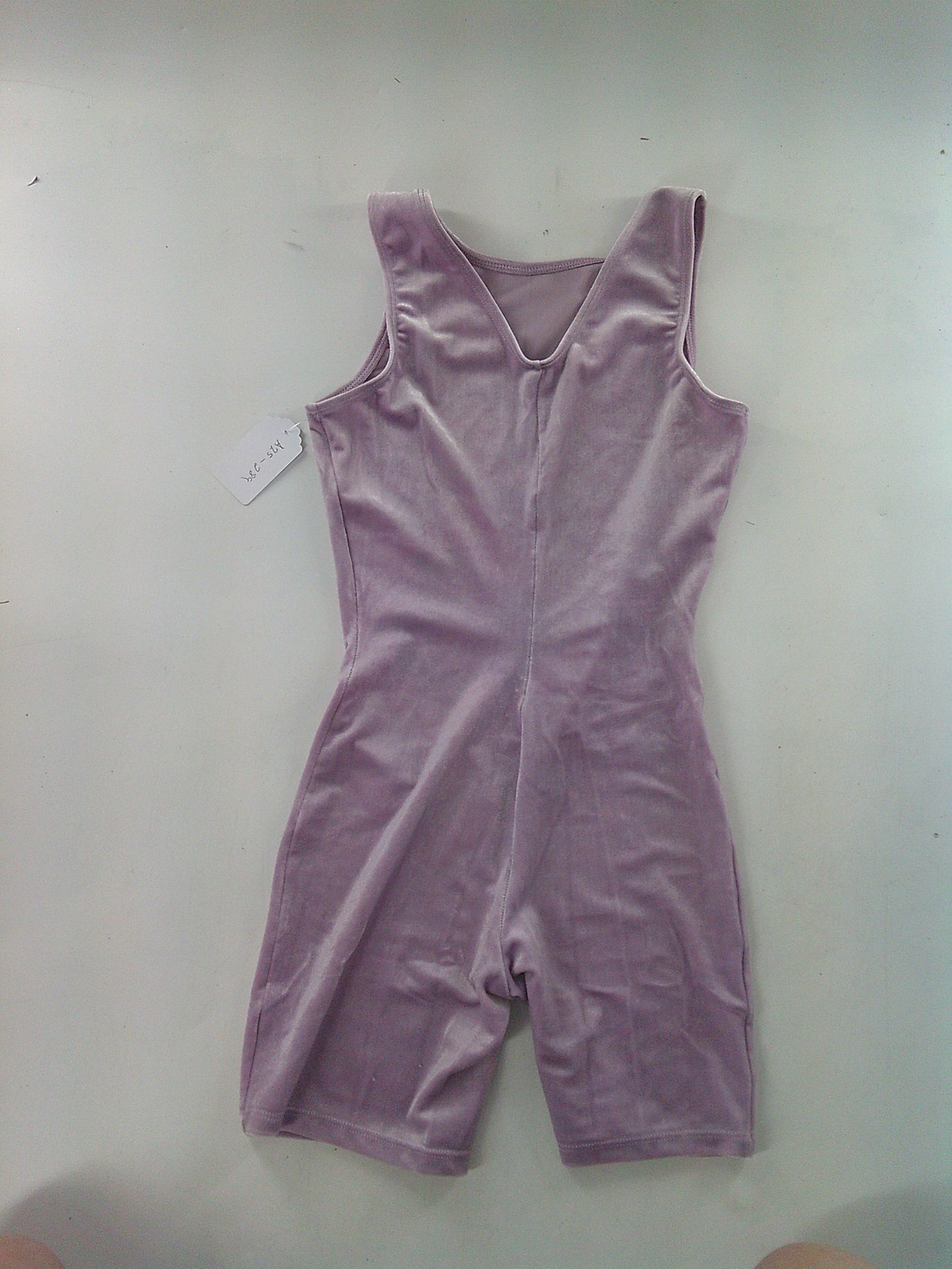 Pre-Owned Biketard Danskin Large Child Lavender Acro Tumbling