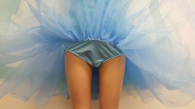 Pre-Owned Costume Curtain Call  E1513 Large Child Blue  Ballet