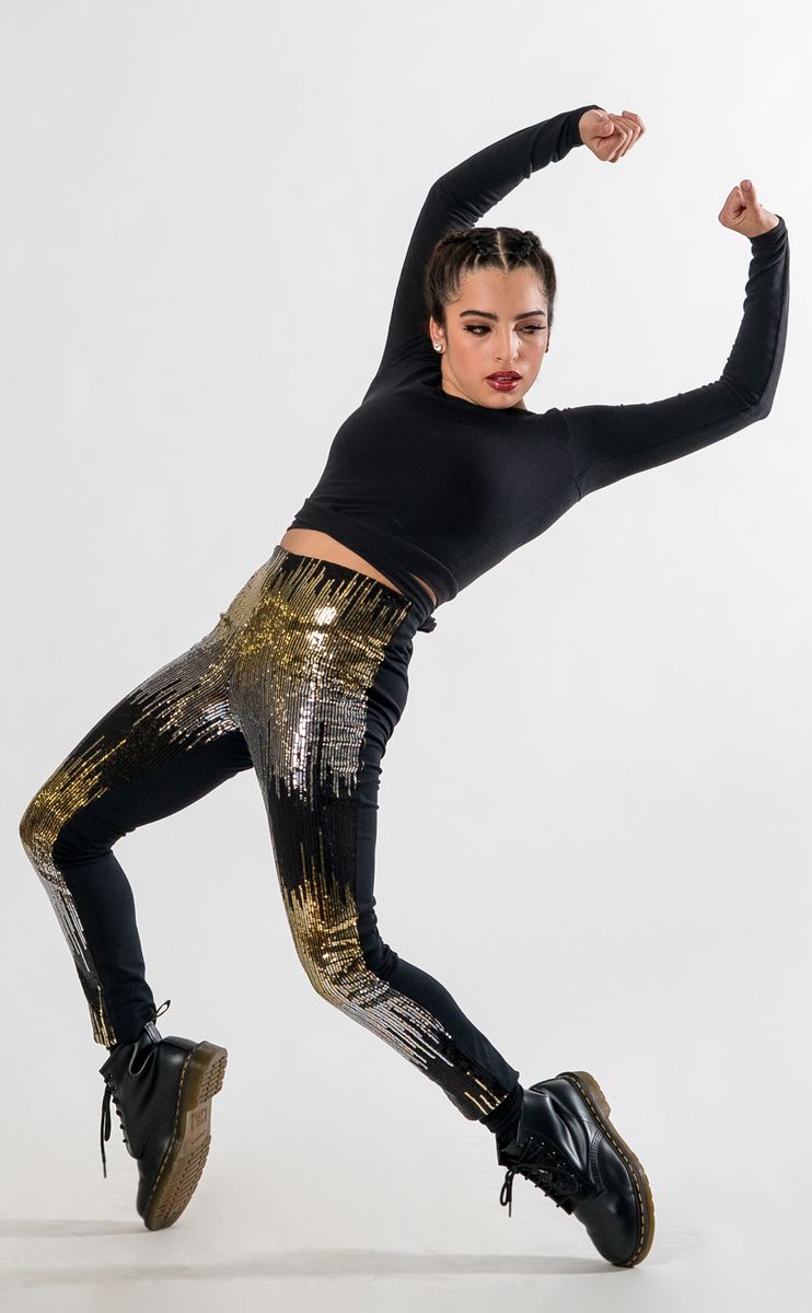 Pre-Owned Pants Costume Gallery  HH102 Large Child Gold  Jazz