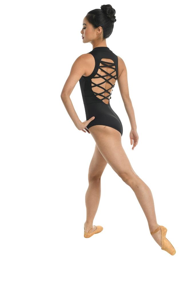 New Leotard Danz N Motion 2724A Adult Sizes  Black  Jazz Acro