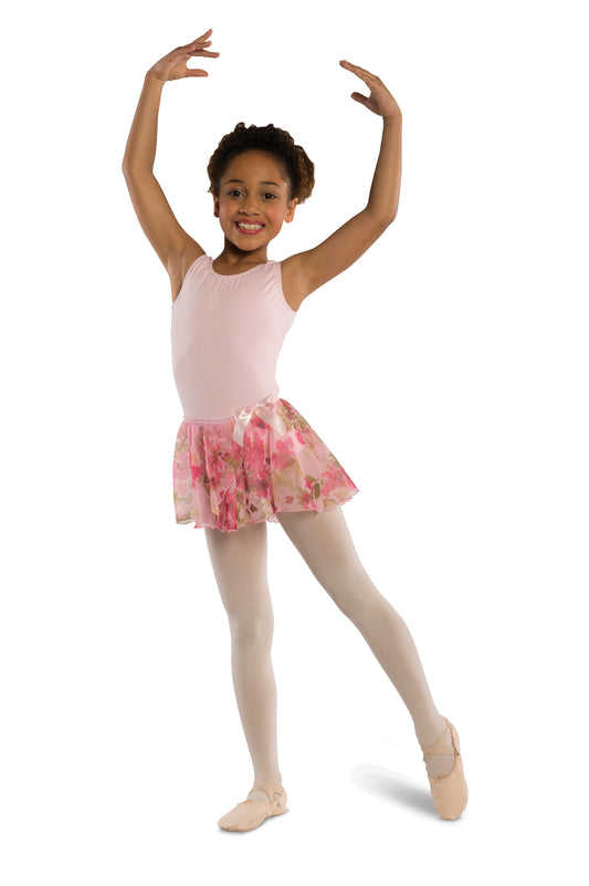 New Ballet Skirt 241C-Mock Wrap Floral Print Child Sizes
