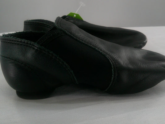 Pre-Owned Jazz Shoes Capezio Kids 10.5M Side Elastic Leather Slip On Split Sole