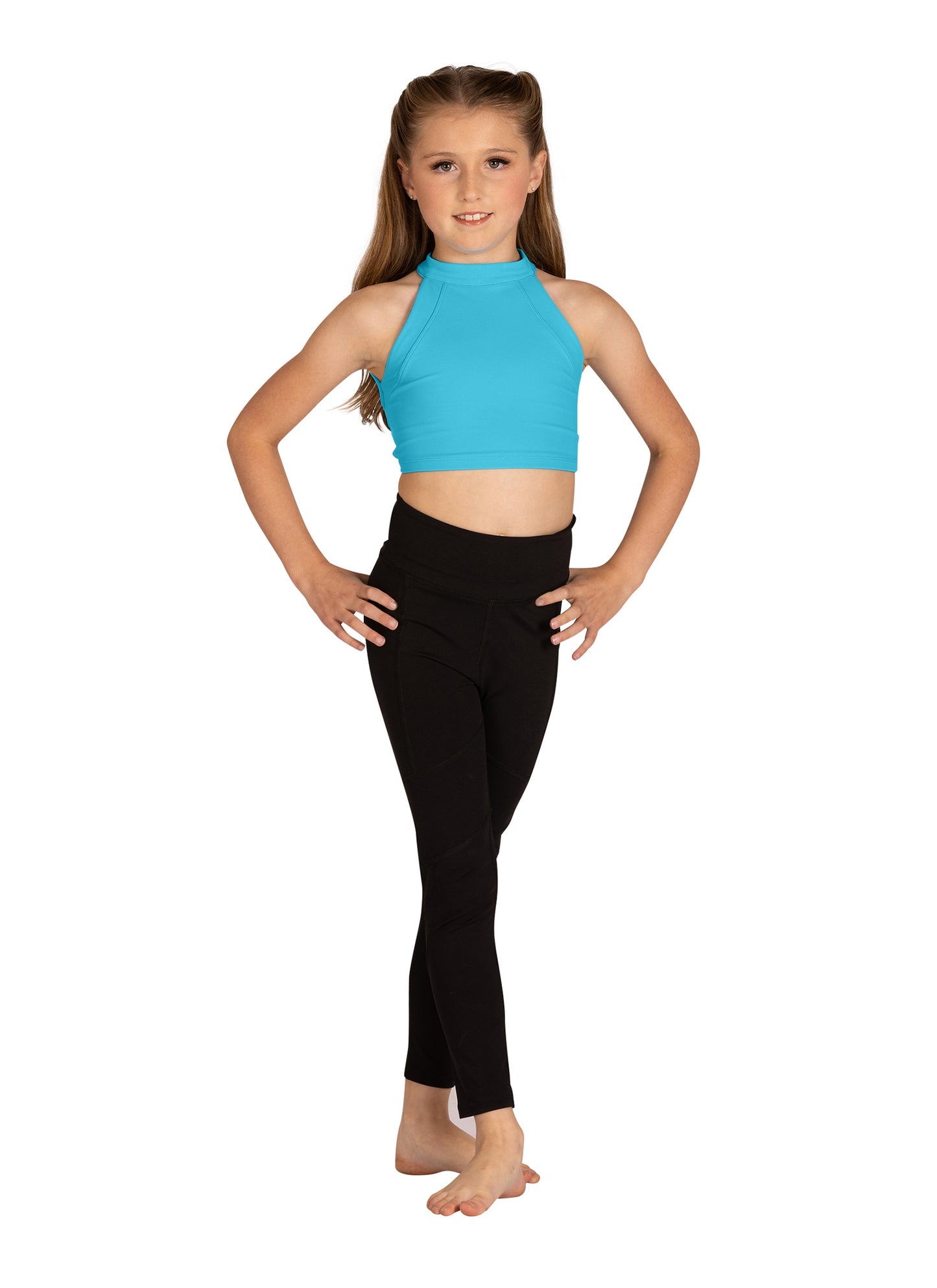 New Danz N Motion 24310C Tabitha Halter Crop Top