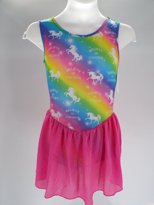 Pre-Owned Dress Unicorn   Medium Child Bright Colors  Ballet
