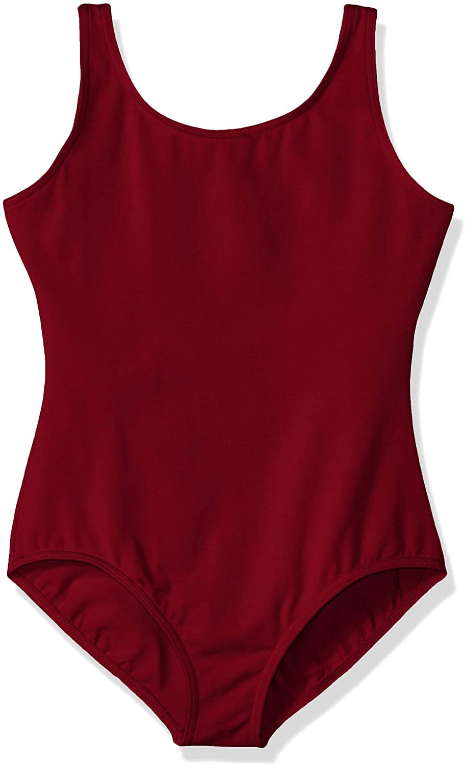 Pre-Owned Leotard Capezio CC200 Large Child Maroon Ballet Jazz