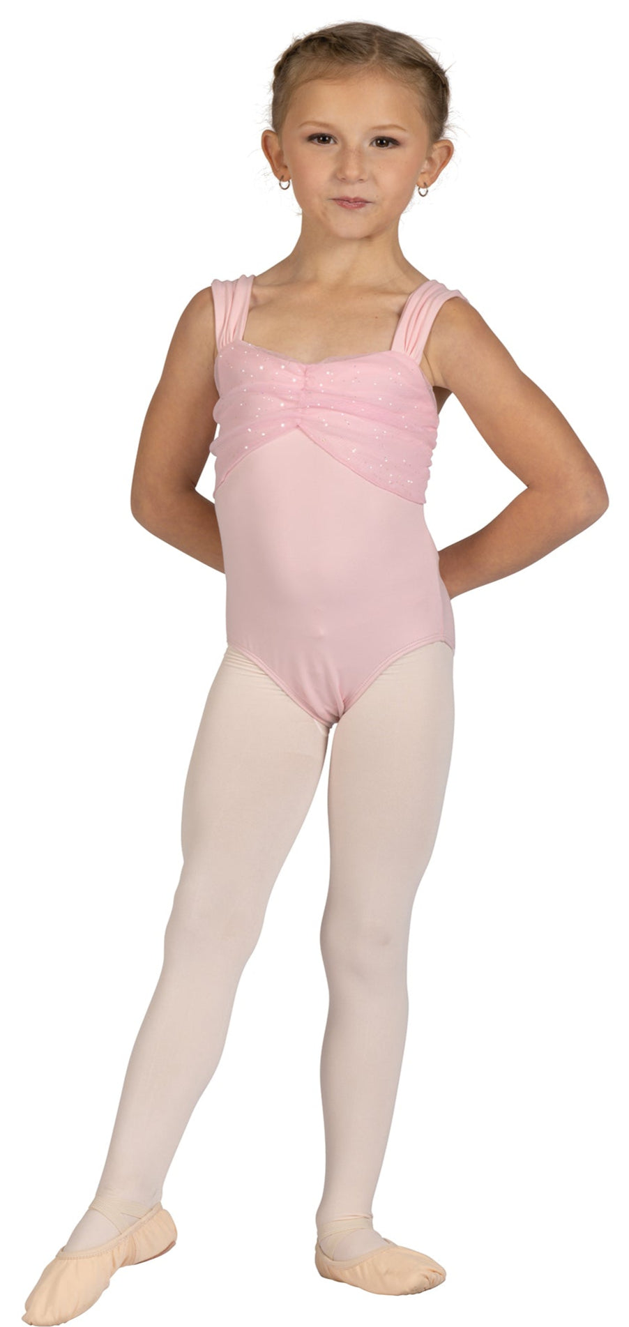 Girls Leotard by DanzNMotion 25100C MICAELA LEOTARD