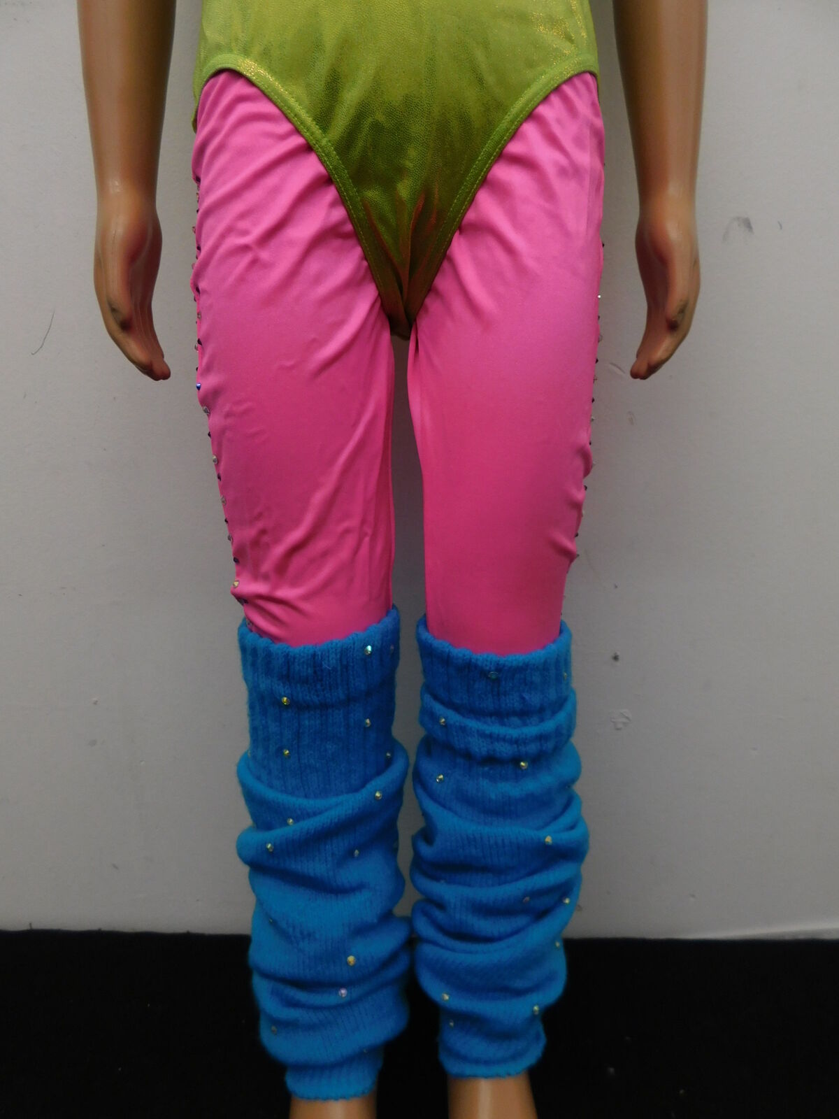 Pre-Owned Costume Weissman  10802 Intermediate Child Colorful  Jazz Rhinestones Barbie