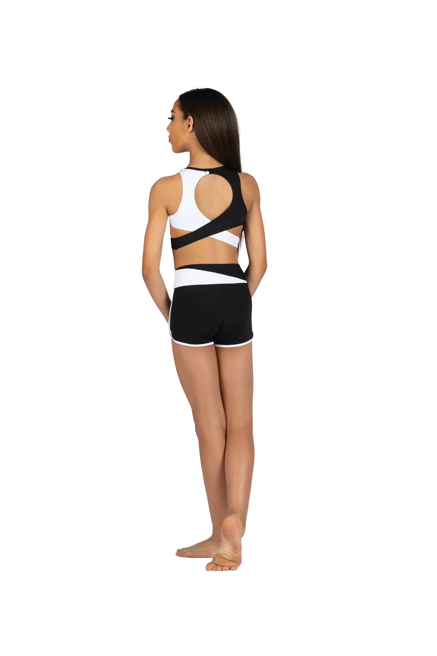 Pre-Owned Crop Top Danz N Motion 25300C Medium Child Convention Wear