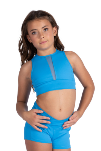 New Crop Top Danz N Motion Rue 25301C Child Sizes 6x-7 to 14-16