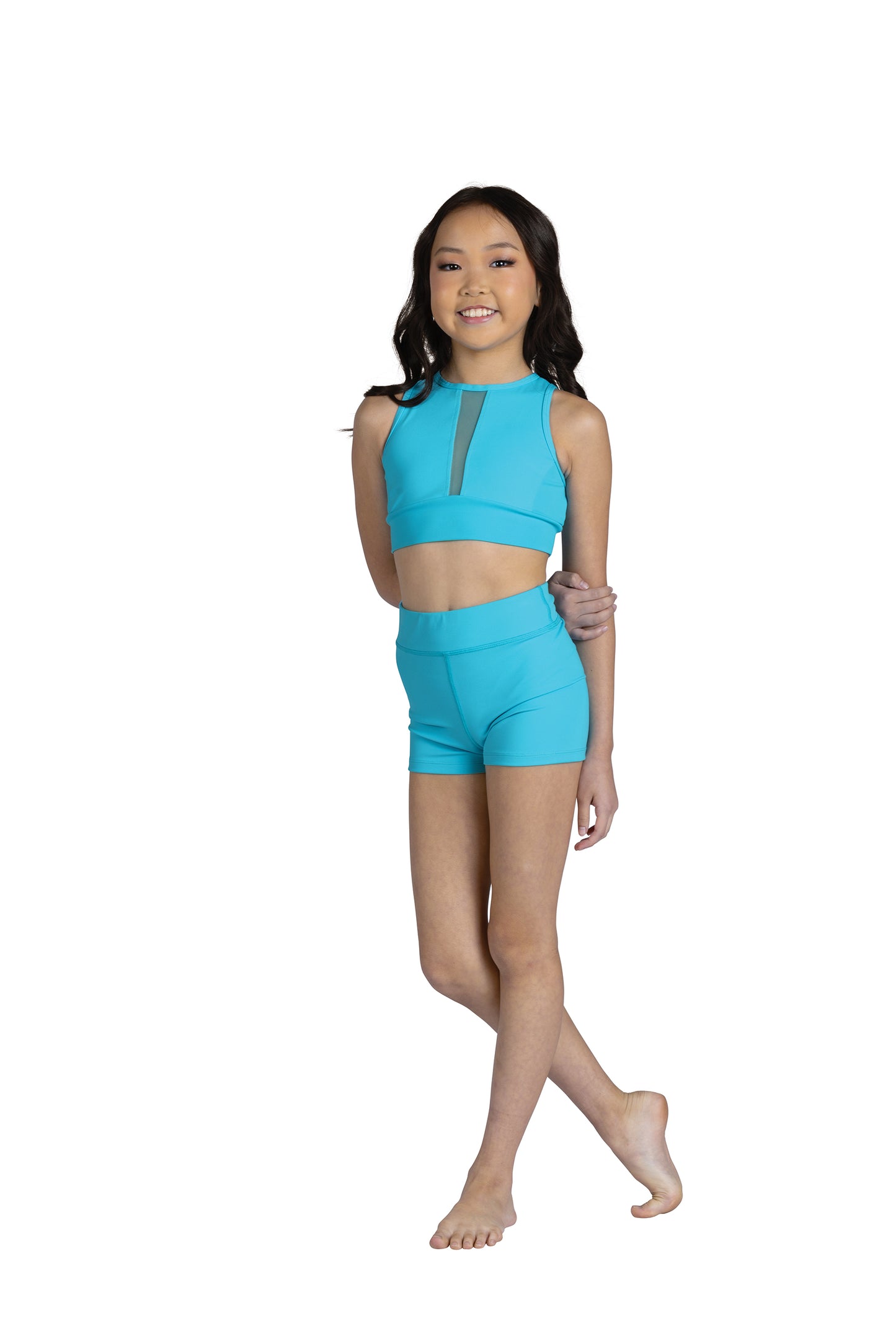 New Crop Top Danz N Motion Rue 25301C Child Sizes 6x-7 to 14-16