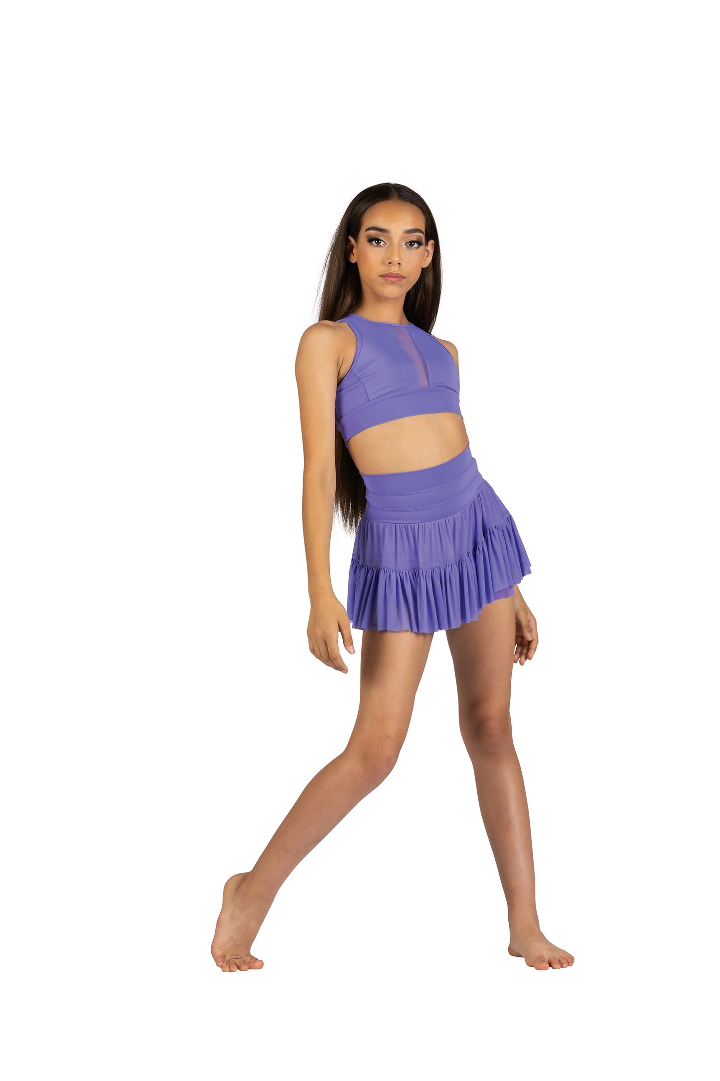New Crop Top Danz N Motion Rue 25301C Child Sizes 6x-7 to 14-16