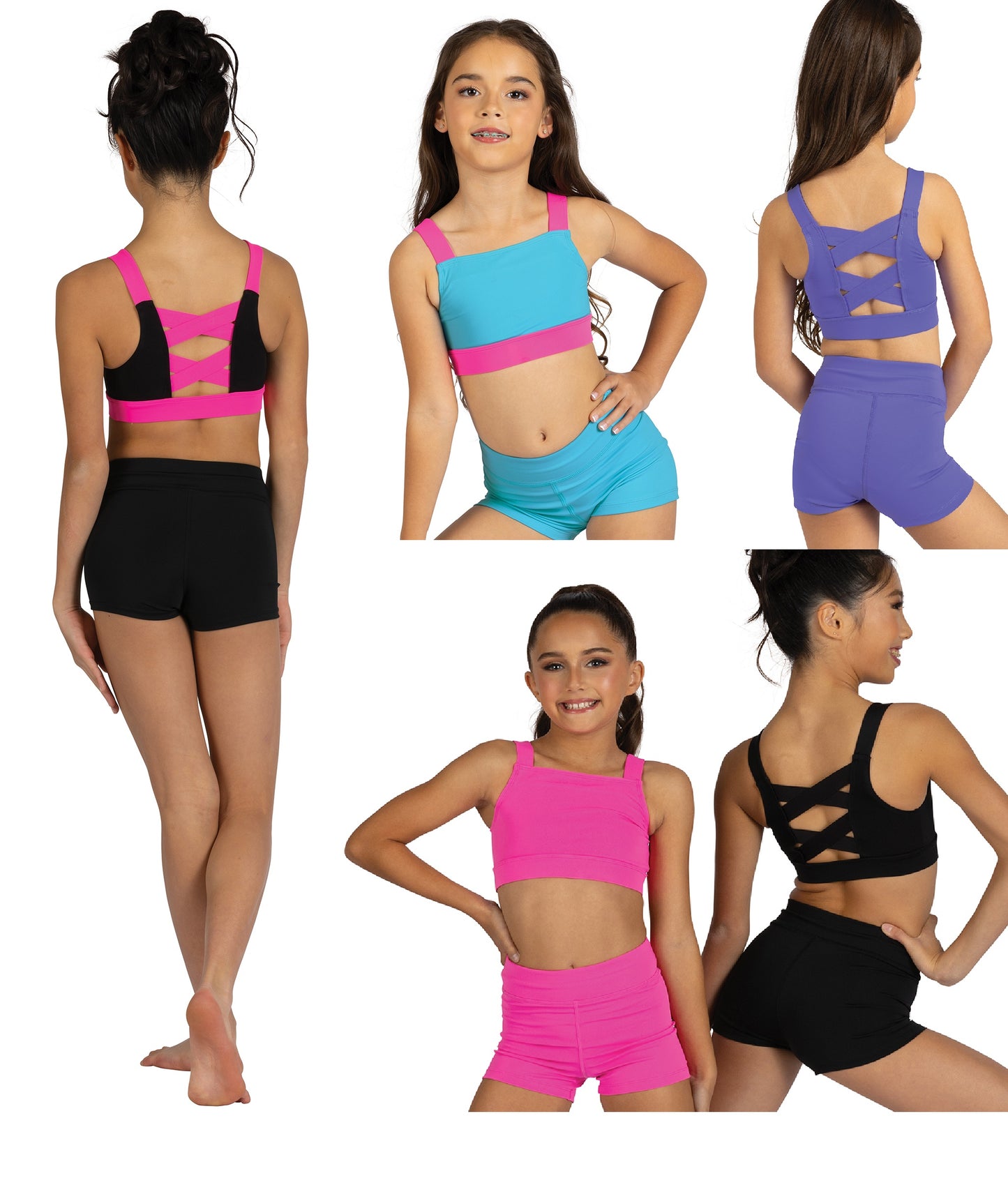 New Crop Top Danz N Motion Dakota 25302C 25313C Dance Convention Wear