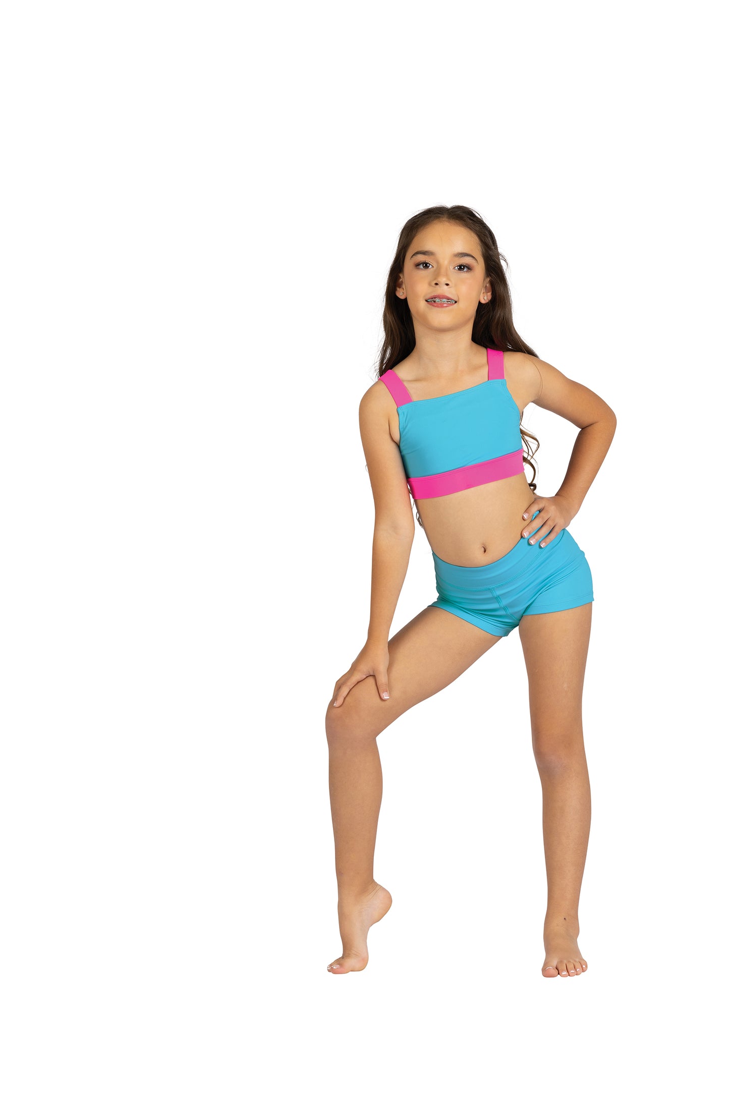 New Crop Top Danz N Motion Dakota 25302C 25313C Dance Convention Wear