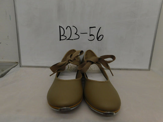 Pre-Owned Tap Shoes Barbette Adult 7W Tyette Leather Ribbon Student