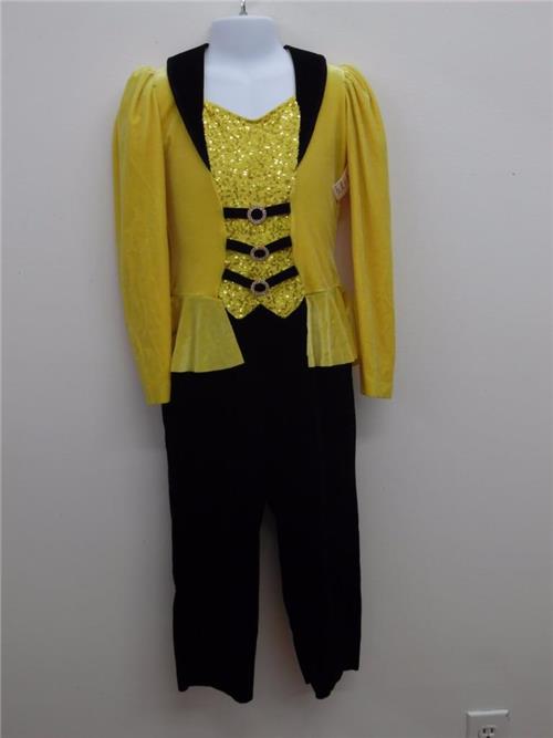 Pre-Owned Costume Art Stone 349 Medium Adult Black Jazz