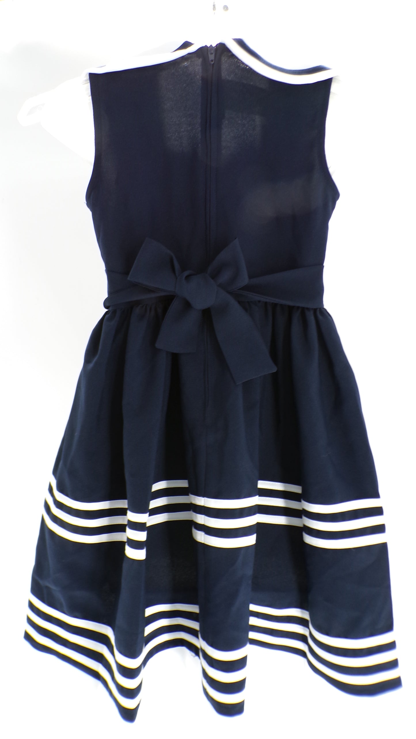 Pre-Owned Costume Bonnie Jean  R48435 Large Child Navy Blue Dress Jazz