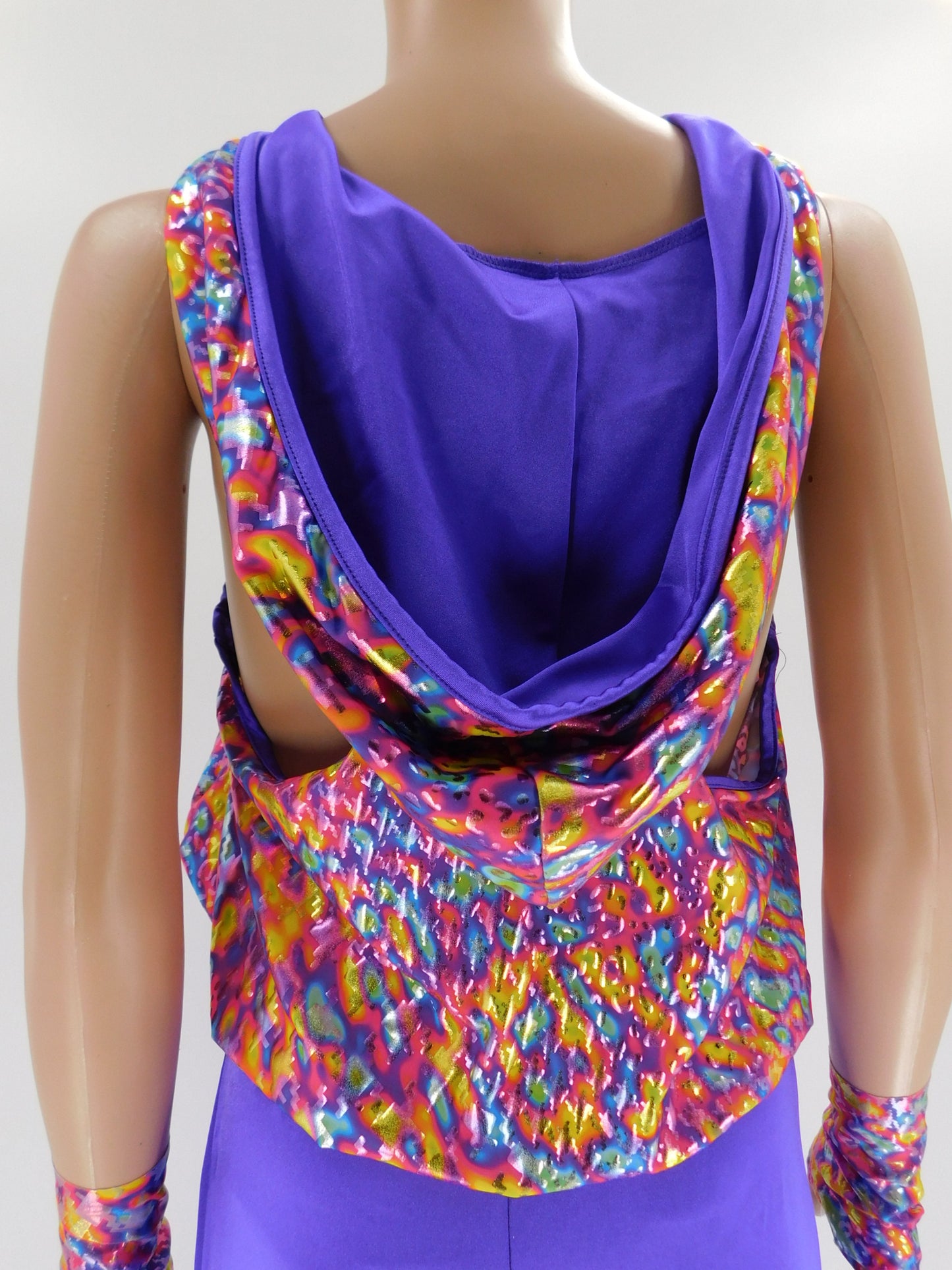 Pre-Owned Costume Dansco   Medium Adult Purple  Jazz Hip Hop Tap