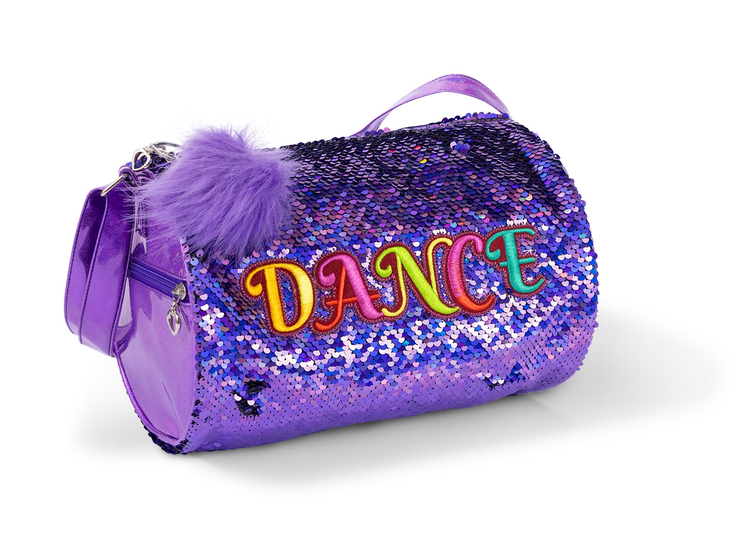 New Dance Bag Duffle Danz N Motion B26521 Purple Pop Sequin
