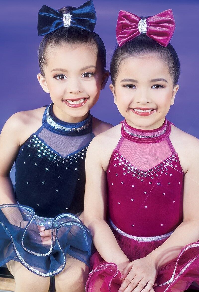 Pre-Owned Costume Weissman  12163 Small Child Pink Tutu Dress Jazz Tap Sequins