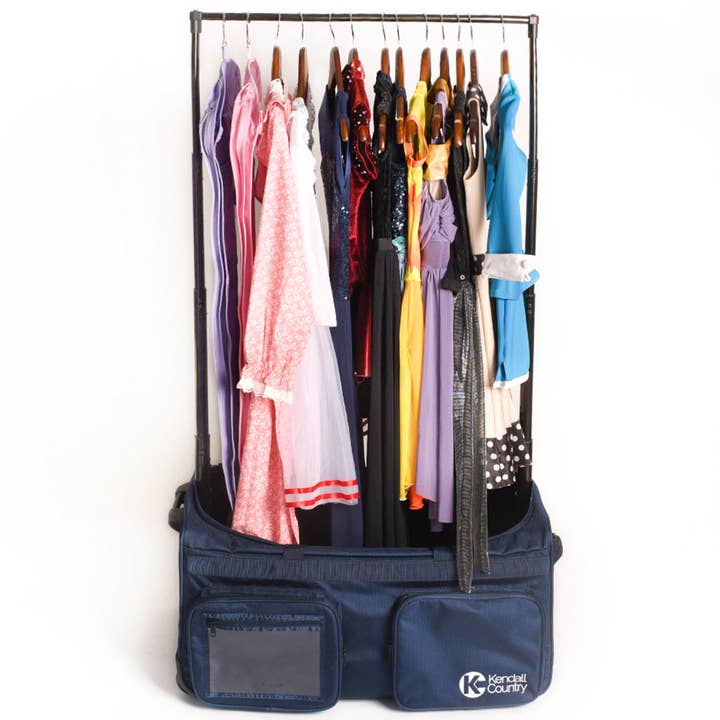 New Rolling Duffle with Garment Rack Kendall Country