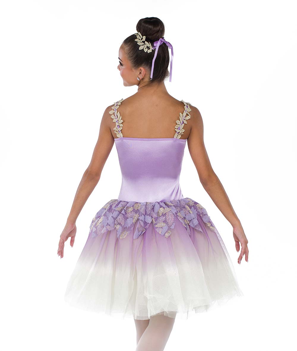 Pre-Owned Costume XL Child Lavender A Wish Come True 25030 Ballet pointe YAGP Tutu Classical Floral