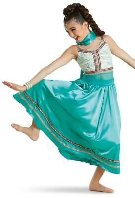 Pre-Owned Costume Weissman  11236 XL Child Teal  Jazz