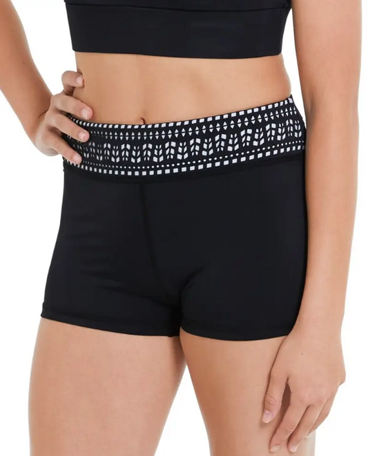 Pre-Owned Shorts Balera  MT11332 Large Child Black  Gymnastics Jazz