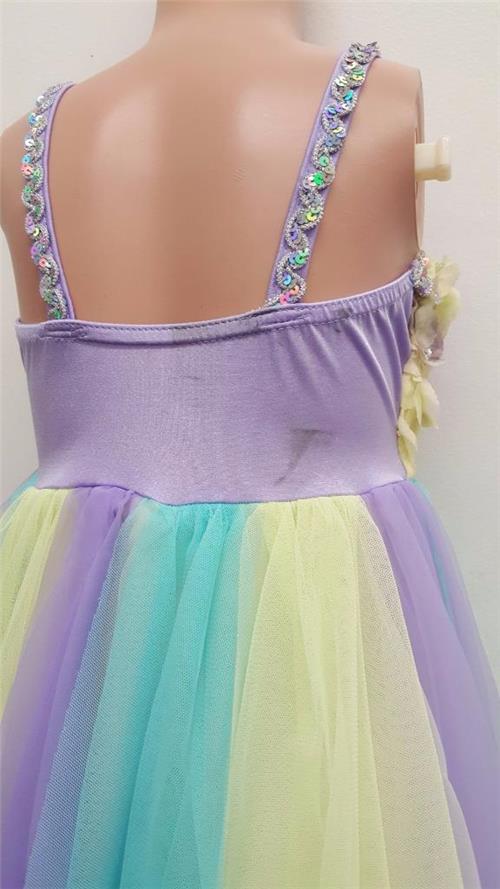 Pre-Owned Costume Costume Gallery Int Child Purple Dress Lyrical Sequin