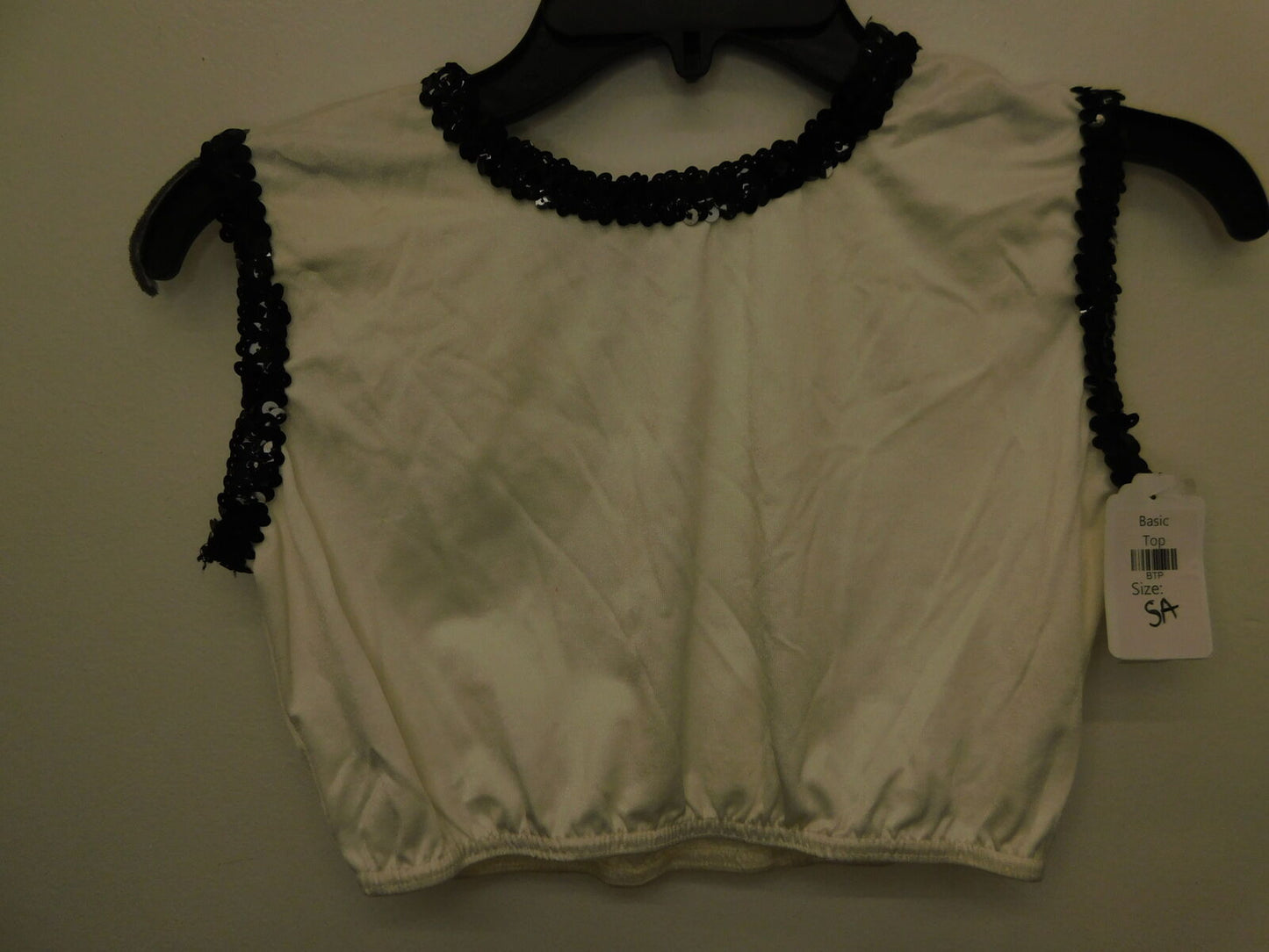 Pre-Owned Top Unbranded Small Adult White Jazz