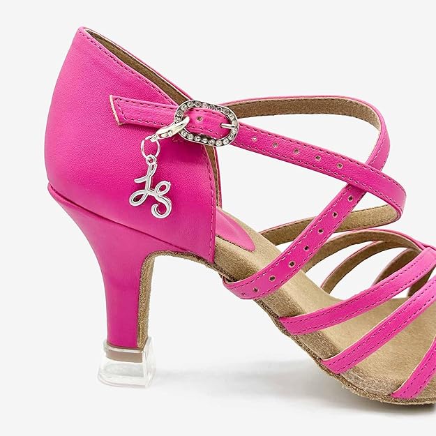 New Shoes Ballroom BL304 Cha Cha 3" Heel Vegan Lacey Schwimmer