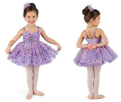 Pre-Owned Costume Costume Gallery  19126 Medium Child Lavender Tutu Ballet Sequin