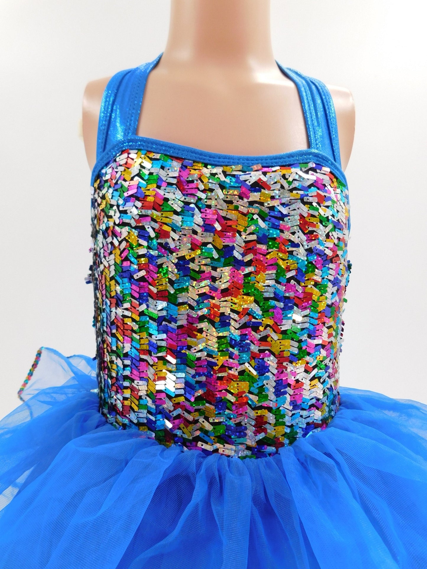 Pre-Owned Costume Curtain Call  E2170 Small Child Royal Blue  Jazz