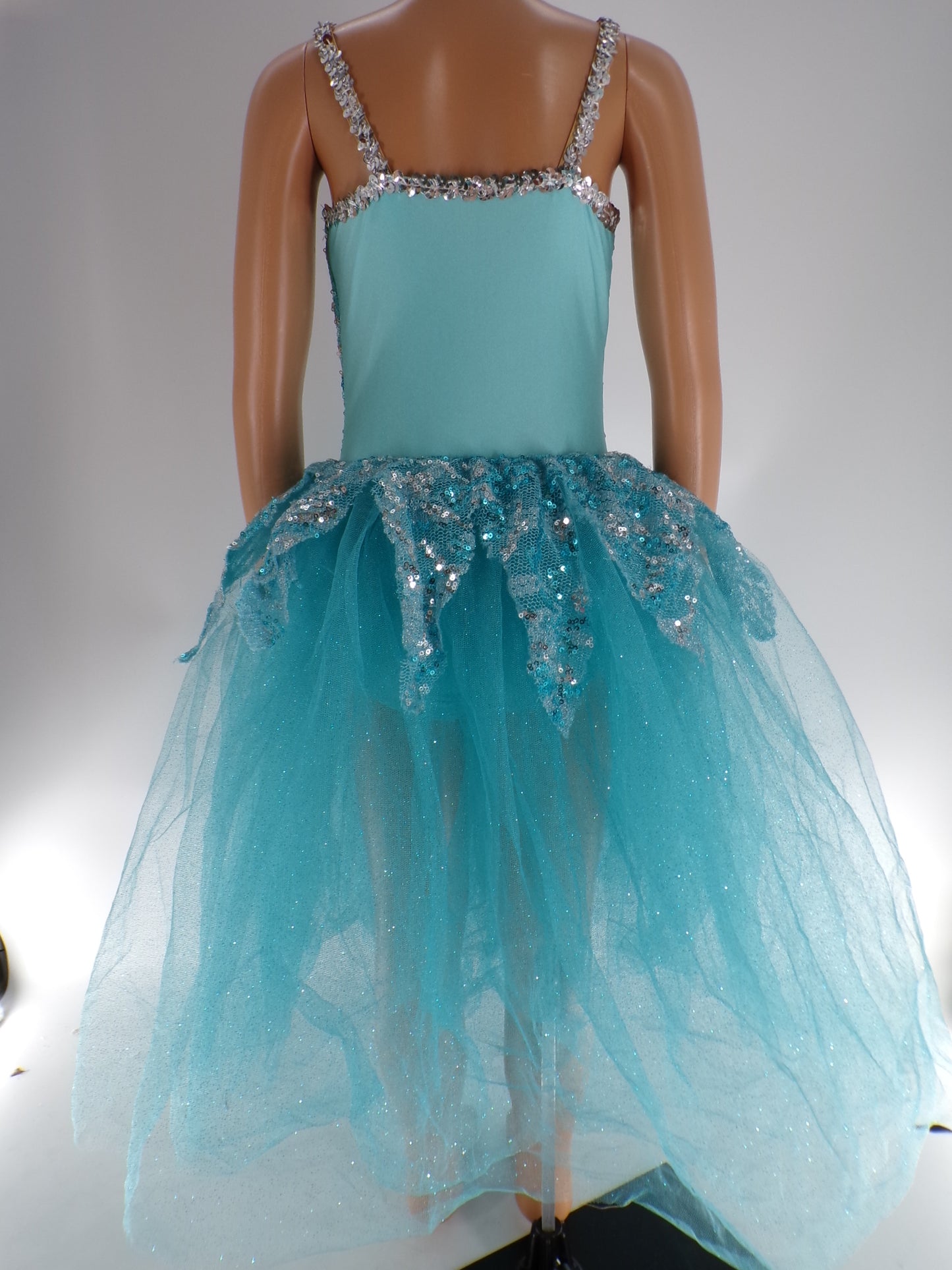 Pre-Owned Costume Revolution  236 Small Child Aqua  Ballet Sequins Nutcracker