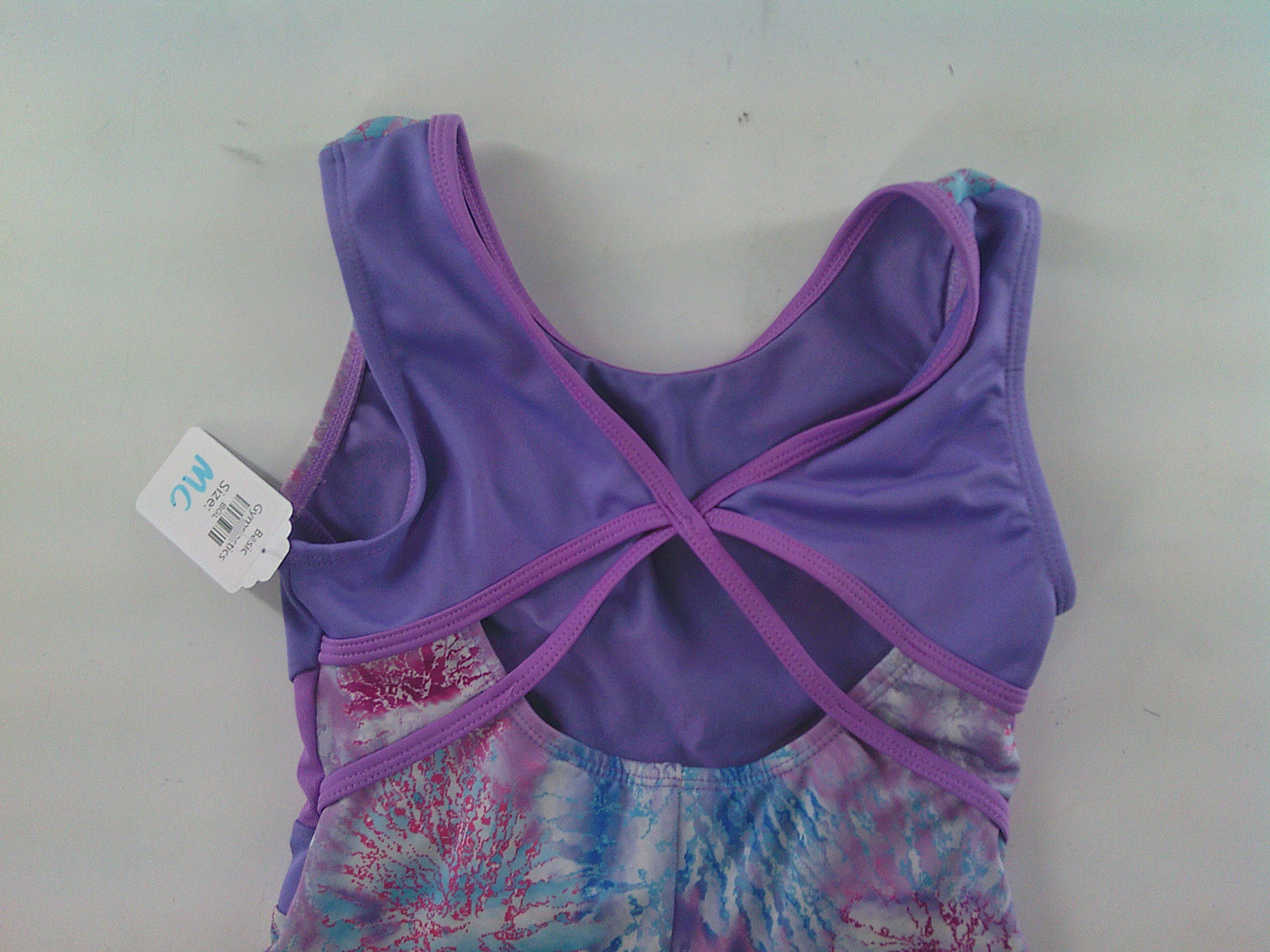 Pre-Owned Biketard Cat & Jack Medium Child Lavender Acro Tumbling