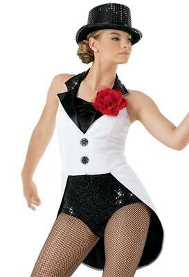 Pre-Owned Costume Weissman  9552 Medium Adult Red Tuxedo Jazz Tap Musical