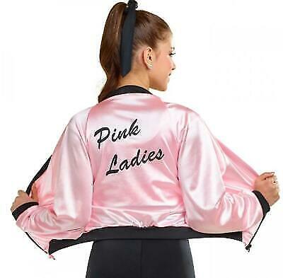 Pre-Owned Costume Curtain Call  E2047 Medium Child Pink Jacket Jazz Tap  Pink Ladies